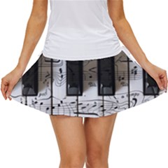 Music Piano Instrument Sheet Women s Skort by Semog4