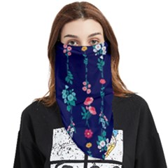 Flowers Pattern Bouquets Colorful Face Covering Bandana (triangle) by Semog4