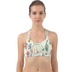 Dreamcatcher Abstract Pattern Back Web Sports Bra