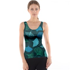 Pattern Plant Abstract Tank Top by Semog4