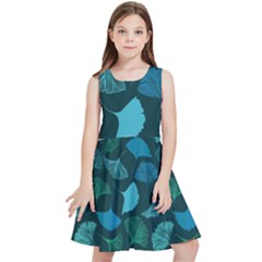 Pattern Plant Abstract Kids  Skater Dress by Semog4