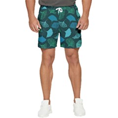 Pattern Plant Abstract Men s Runner Shorts by Semog4