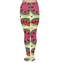 Watermelon Pattern Slices Fruit Tights by Semog4