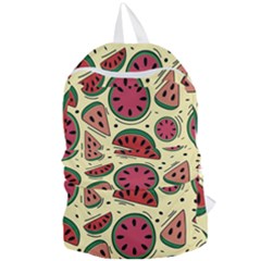 Watermelon Pattern Slices Fruit Foldable Lightweight Backpack by Semog4