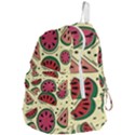 Watermelon Pattern Slices Fruit Foldable Lightweight Backpack View4