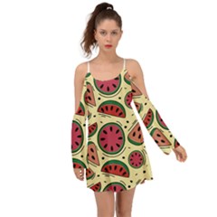 Watermelon Pattern Slices Fruit Boho Dress by Semog4