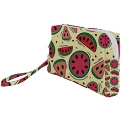 Watermelon Pattern Slices Fruit Wristlet Pouch Bag (small) by Semog4