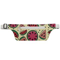 Watermelon Pattern Slices Fruit Active Waist Bag by Semog4