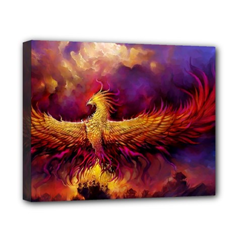 Phoenix Bird Canvas 10  X 8  (stretched) by Semog4