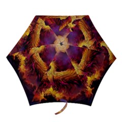 Phoenix Bird Mini Folding Umbrellas by Semog4