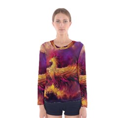 Phoenix Bird Women s Long Sleeve Tee