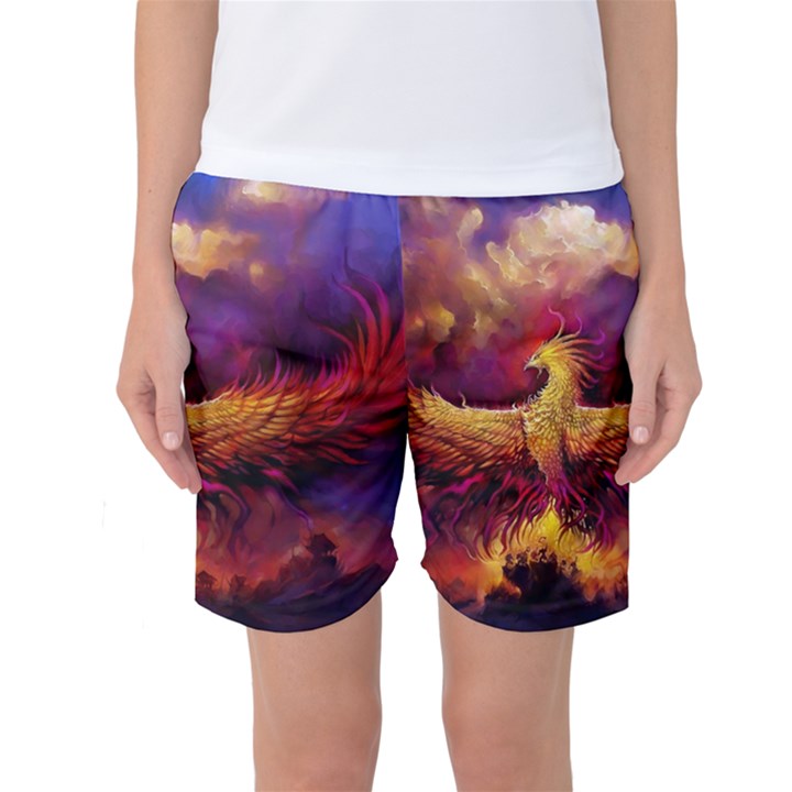 Phoenix Bird Women s Basketball Shorts