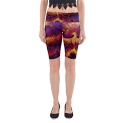 Phoenix Bird Yoga Cropped Leggings by Semog4