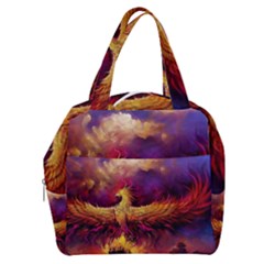 Phoenix Bird Boxy Hand Bag by Semog4