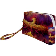 Phoenix Bird Wristlet Pouch Bag (small) by Semog4