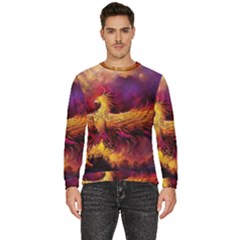 Phoenix Bird Men s Fleece Sweatshirt by Semog4