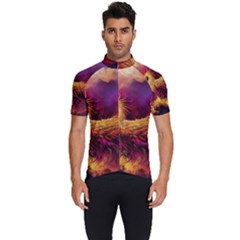 Phoenix Bird Men s Short Sleeve Cycling Jersey by Semog4