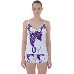 Naturally Me  Tie Front Two Piece Tankini by Designyourwardrob