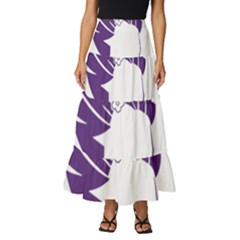 Naturally Me  Tiered Ruffle Maxi Skirt