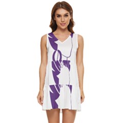 Naturally Me  Tiered Sleeveless Mini Dress by Designyourwardrob