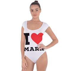 I Love Mark Short Sleeve Leotard  by ilovewhateva