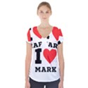 I love mark Short Sleeve Front Detail Top View1