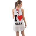 I love mark Halter Tie Back Chiffon Dress View2