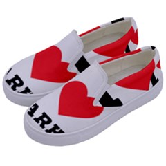 I Love Mark Kids  Canvas Slip Ons by ilovewhateva