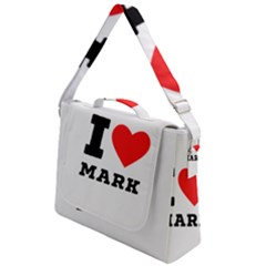 I Love Mark Box Up Messenger Bag by ilovewhateva