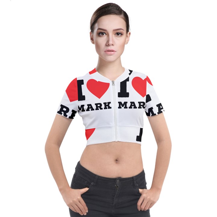 I love mark Short Sleeve Cropped Jacket