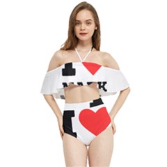 I Love Mark Halter Flowy Bikini Set  by ilovewhateva