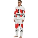 I love mark Men s Long Sleeve Velvet Pocket Pajamas Set View3