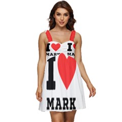 I Love Mark Ruffle Strap Babydoll Chiffon Dress by ilovewhateva