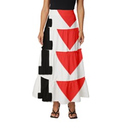 I Love Mark Tiered Ruffle Maxi Skirt by ilovewhateva