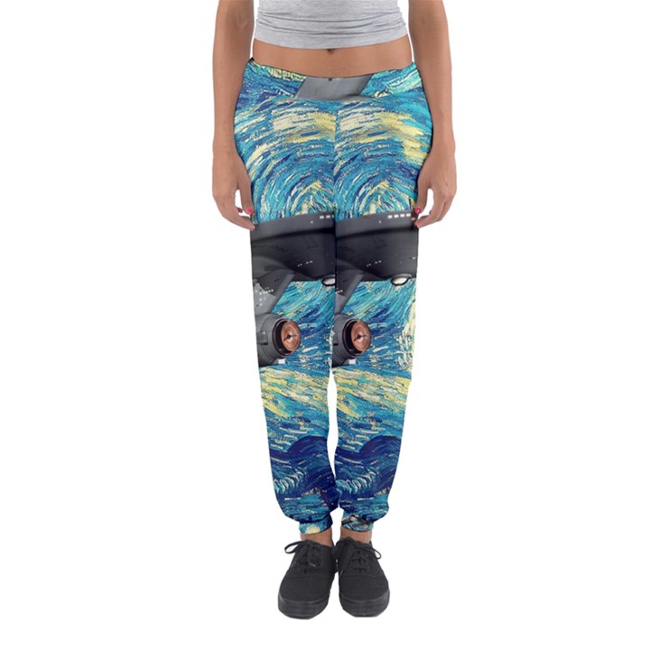 Star Trek Starship The Starry Night Van Gogh Women s Jogger Sweatpants