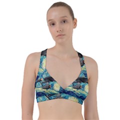 Star Trek Starship The Starry Night Van Gogh Sweetheart Sports Bra by Semog4