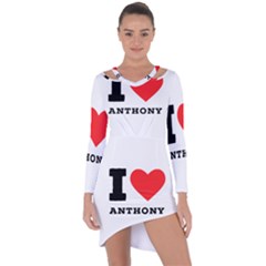 I Love Anthony  Asymmetric Cut-out Shift Dress by ilovewhateva