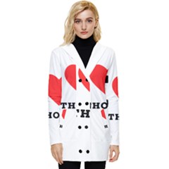 I Love Anthony  Button Up Hooded Coat  by ilovewhateva