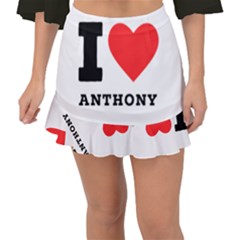 I Love Anthony  Fishtail Mini Chiffon Skirt by ilovewhateva