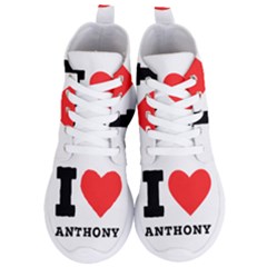 I Love Anthony  Women s Lightweight High Top Sneakers by ilovewhateva