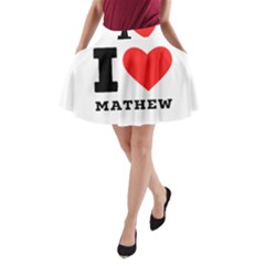 I Love Mathew A-line Pocket Skirt by ilovewhateva