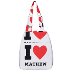 I Love Mathew Center Zip Backpack by ilovewhateva