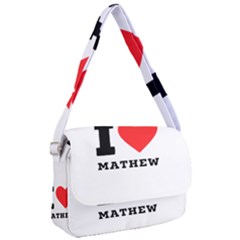 I Love Mathew Courier Bag by ilovewhateva