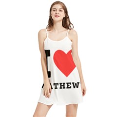 I Love Mathew Summer Frill Dress by ilovewhateva