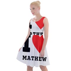 I Love Mathew Knee Length Skater Dress by ilovewhateva