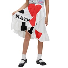 I Love Mathew Kids  Ruffle Flared Wrap Midi Skirt by ilovewhateva