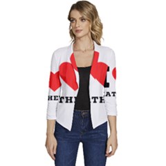 I Love Mathew Women s Casual 3/4 Sleeve Spring Jacket by ilovewhateva