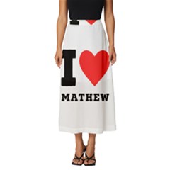 I Love Mathew Classic Midi Chiffon Skirt by ilovewhateva