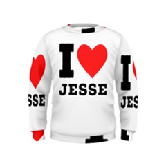 I Love Jesse Kids  Sweatshirt by ilovewhateva