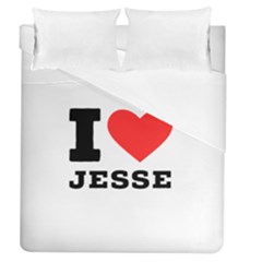 I Love Jesse Duvet Cover (queen Size) by ilovewhateva